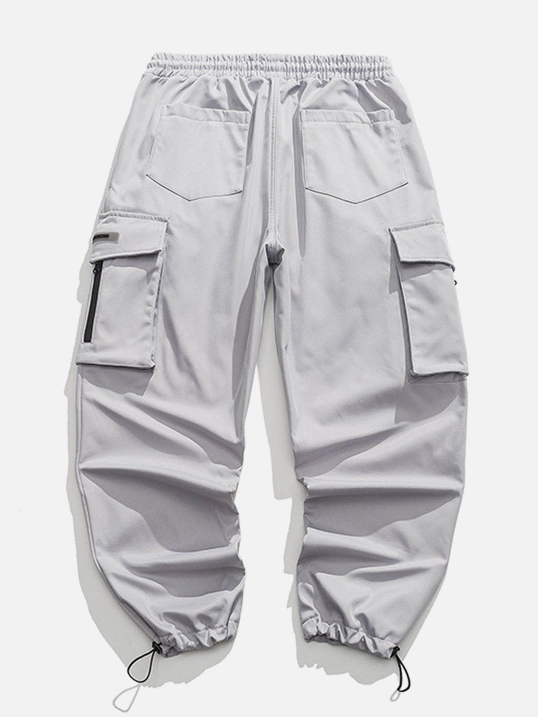 Lacezy - Pocket Tapered Leg Cargo Pants- Streetwear Fashion - lacezy.com