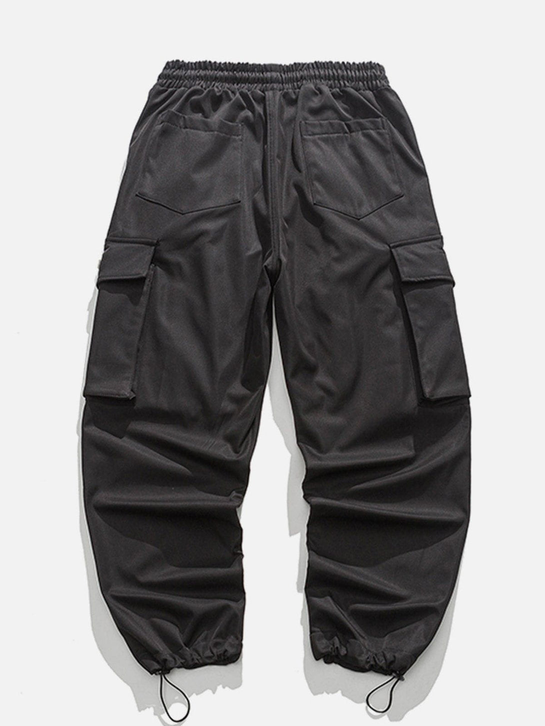 Lacezy - Pocket Tapered Leg Cargo Pants- Streetwear Fashion - lacezy.com