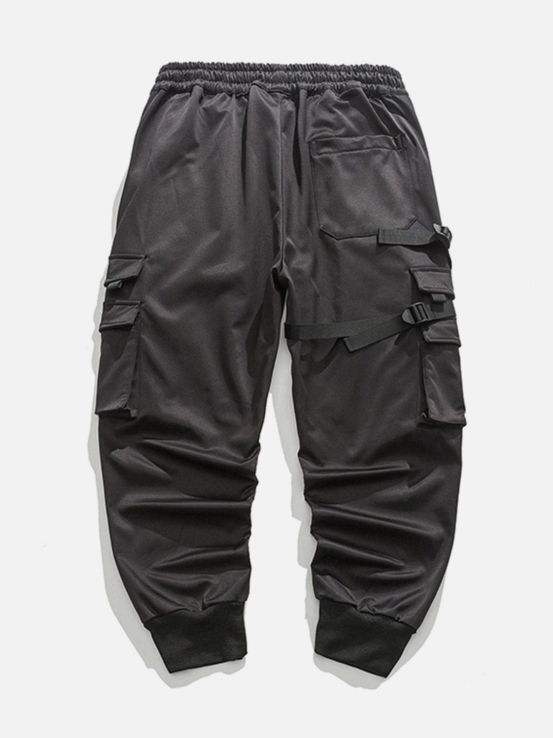 Lacezy - Pocket Woven Ribbon Cargo Pants- Streetwear Fashion - lacezy.com