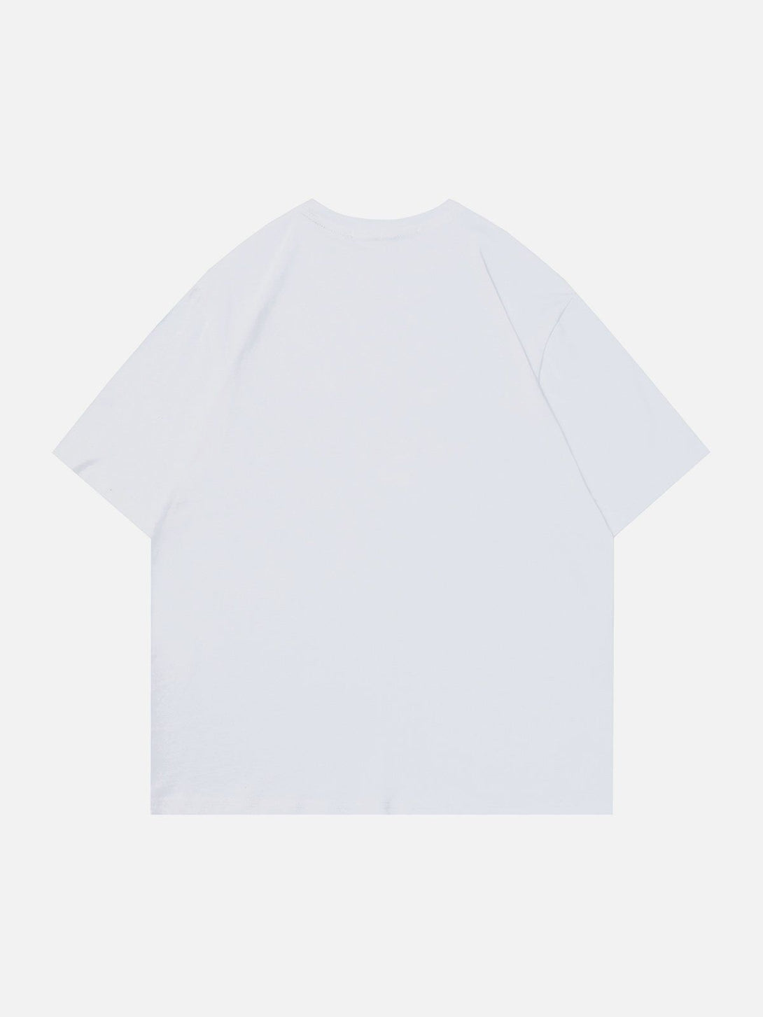 Lacezy - Pull Oar Letter Print Tee- Streetwear Fashion - lacezy.com