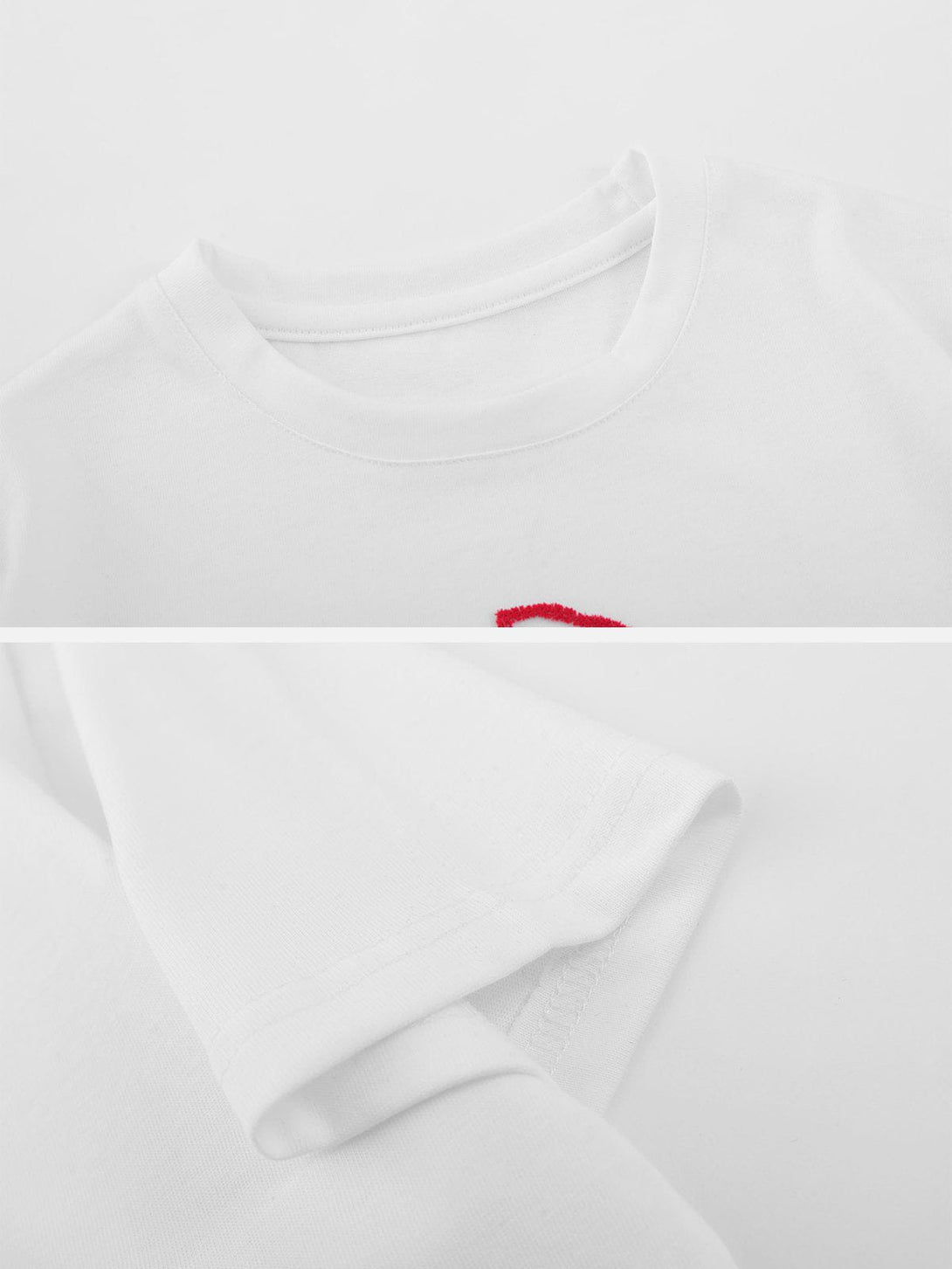 Lacezy - Rabbit Embroidery Tee- Streetwear Fashion - lacezy.com