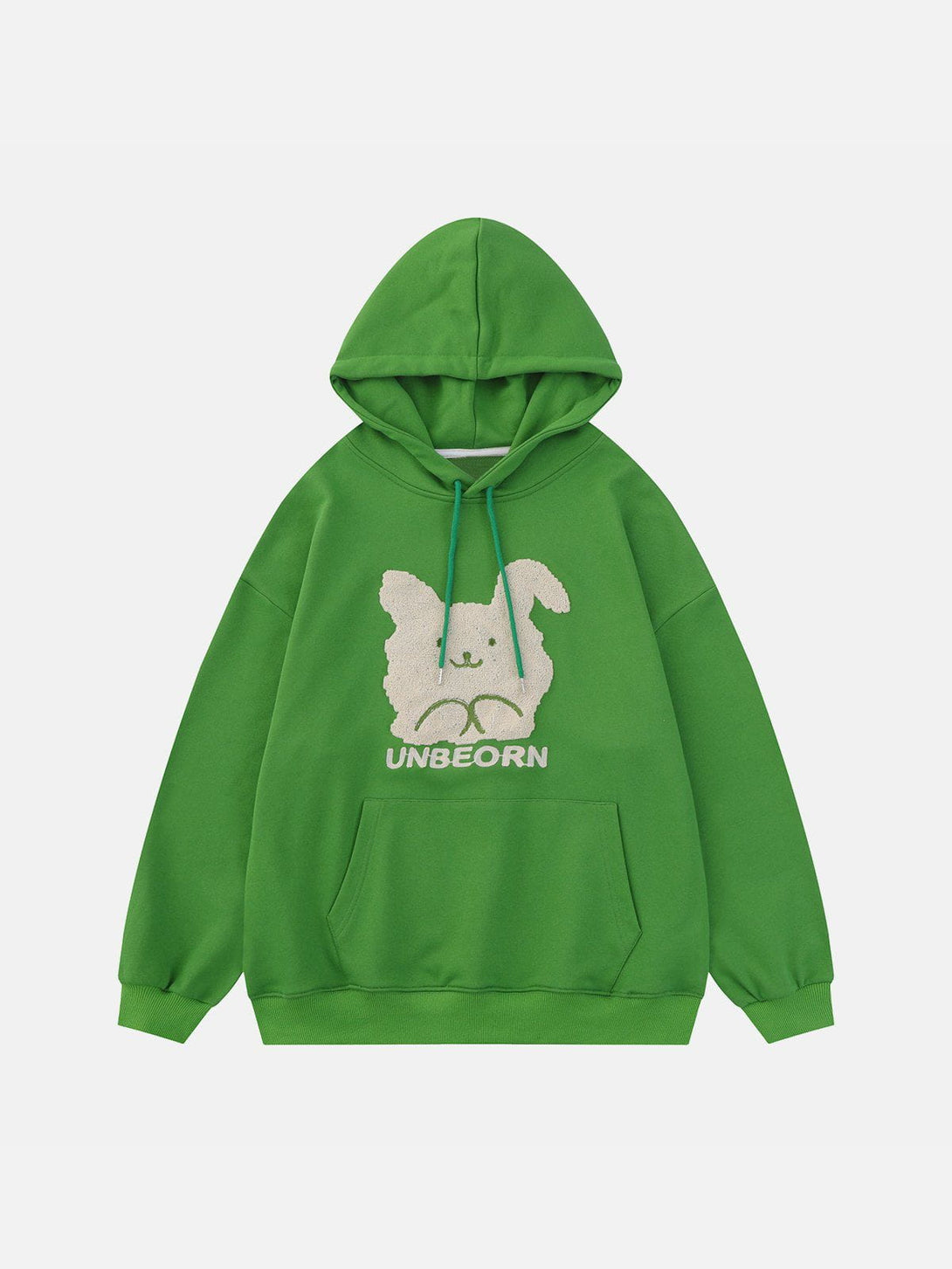 Lacezy - Rabbit Print Hoodie- Streetwear Fashion - lacezy.com