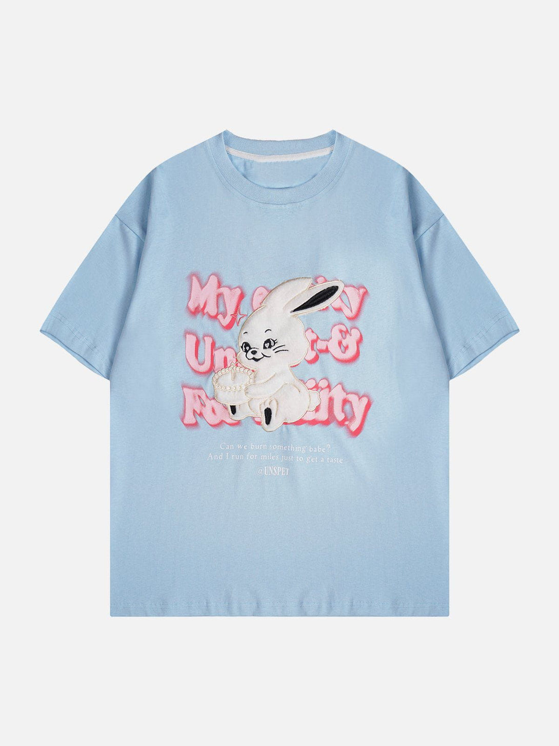 Lacezy - Rabbit Print Tee- Streetwear Fashion - lacezy.com