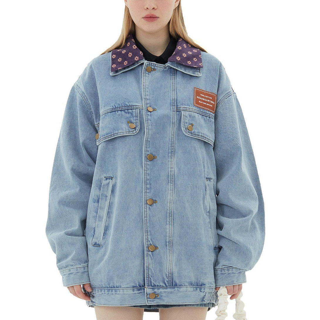 Lacezy - Retro Cowboy Jacket- Streetwear Fashion - lacezy.com