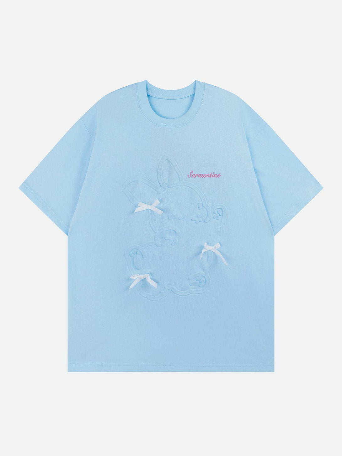 Lacezy - Ribbon Bows Tee- Streetwear Fashion - lacezy.com