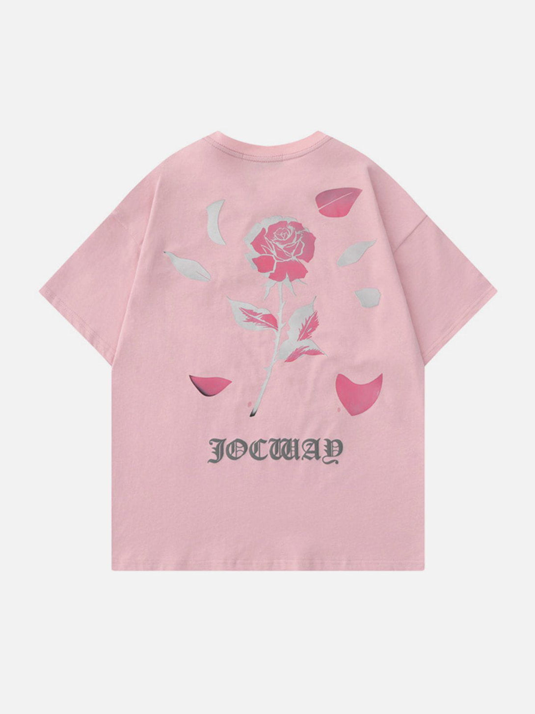 Lacezy - Rose Temperature Change Print Tee- Streetwear Fashion - lacezy.com