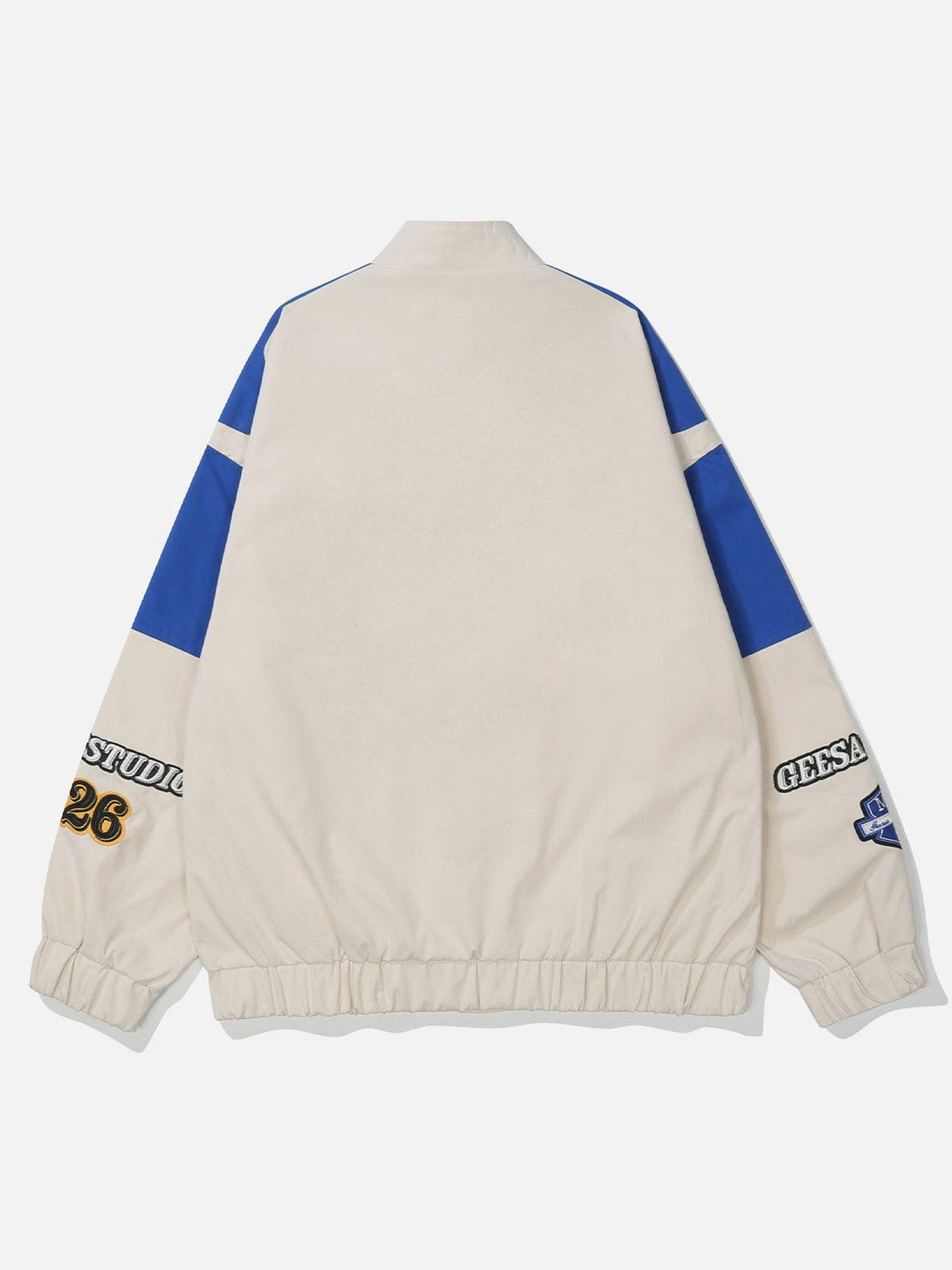 Lacezy - Rugby Letter Embroidery Jacket- Streetwear Fashion - lacezy.com