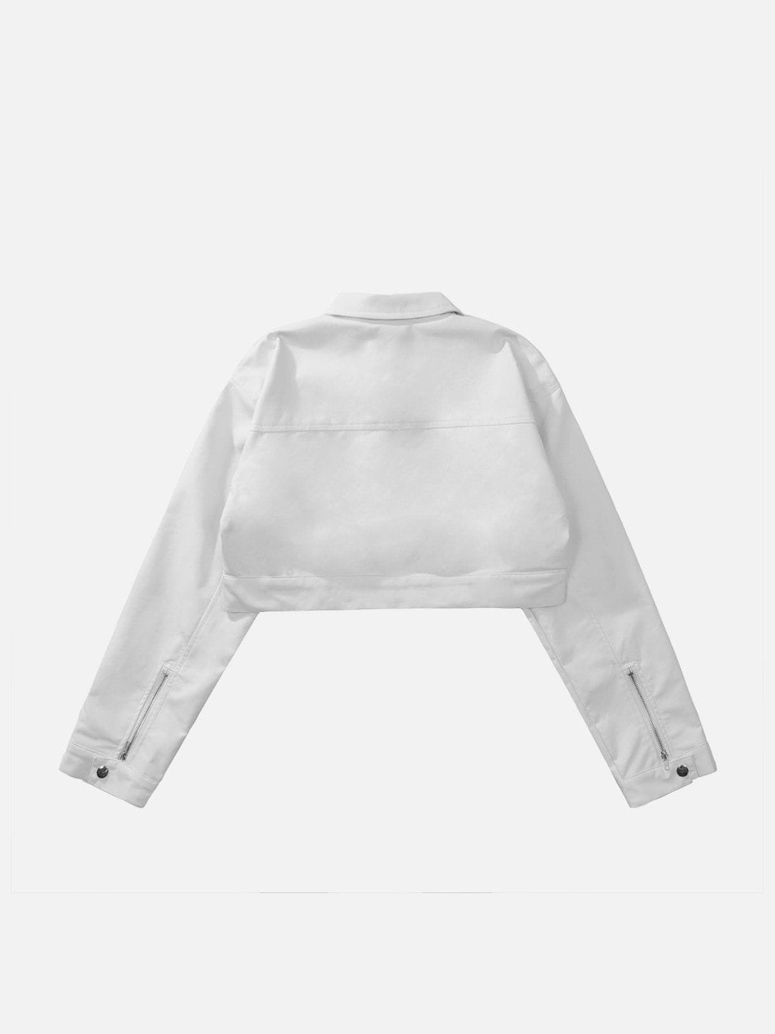 Lacezy - Short PU Jacket- Streetwear Fashion - lacezy.com