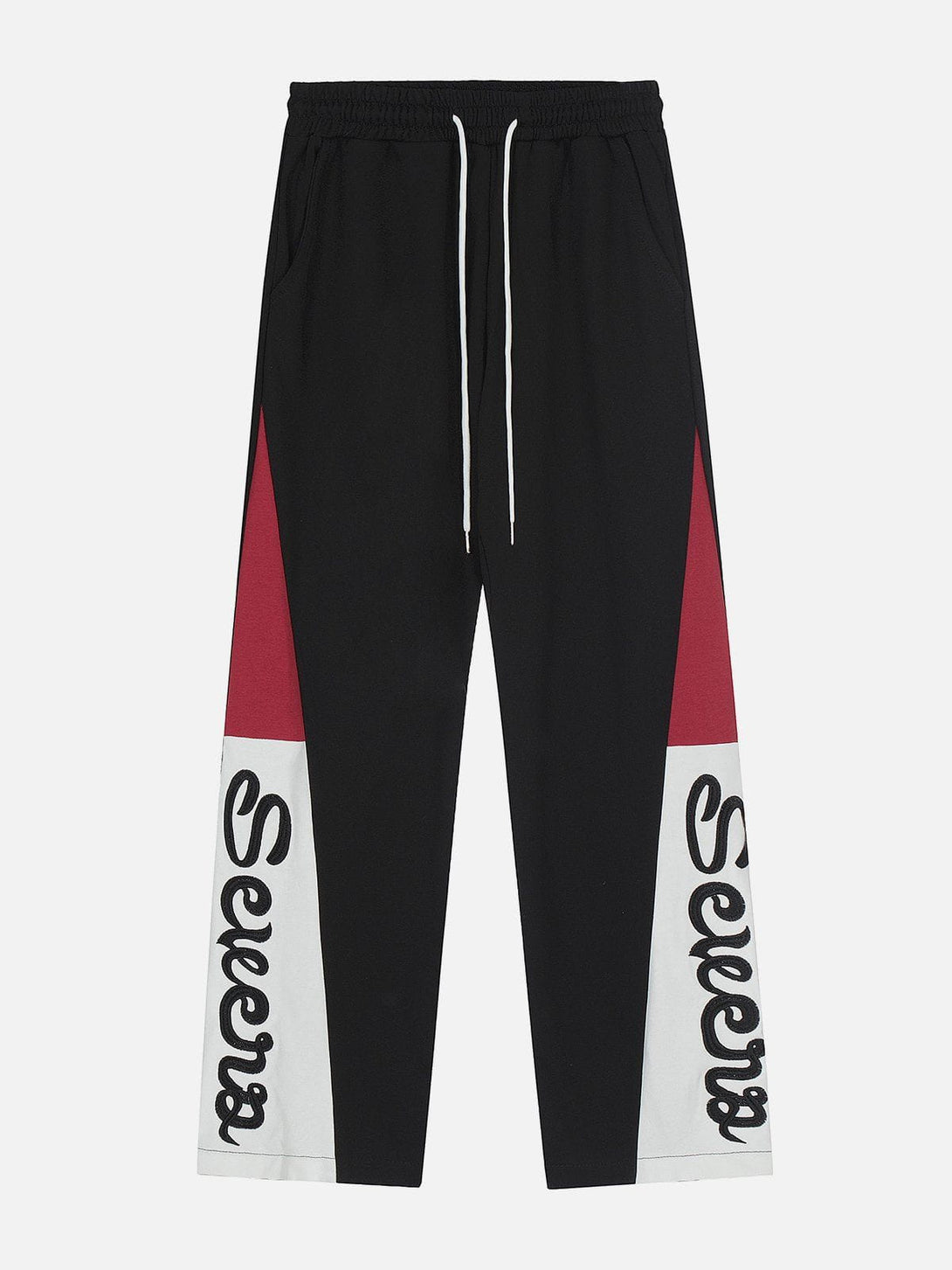 Lacezy - Side Embroidery Letters Sweatpants- Streetwear Fashion - lacezy.com