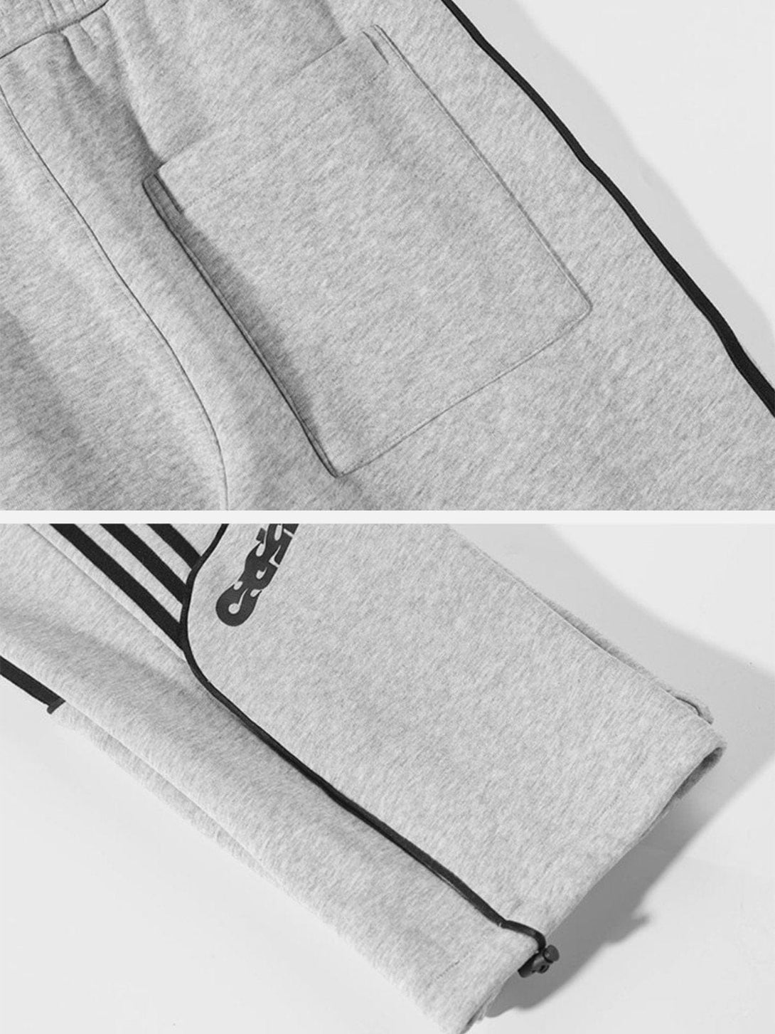 Lacezy - Side Stripe Sweatpants- Streetwear Fashion - lacezy.com