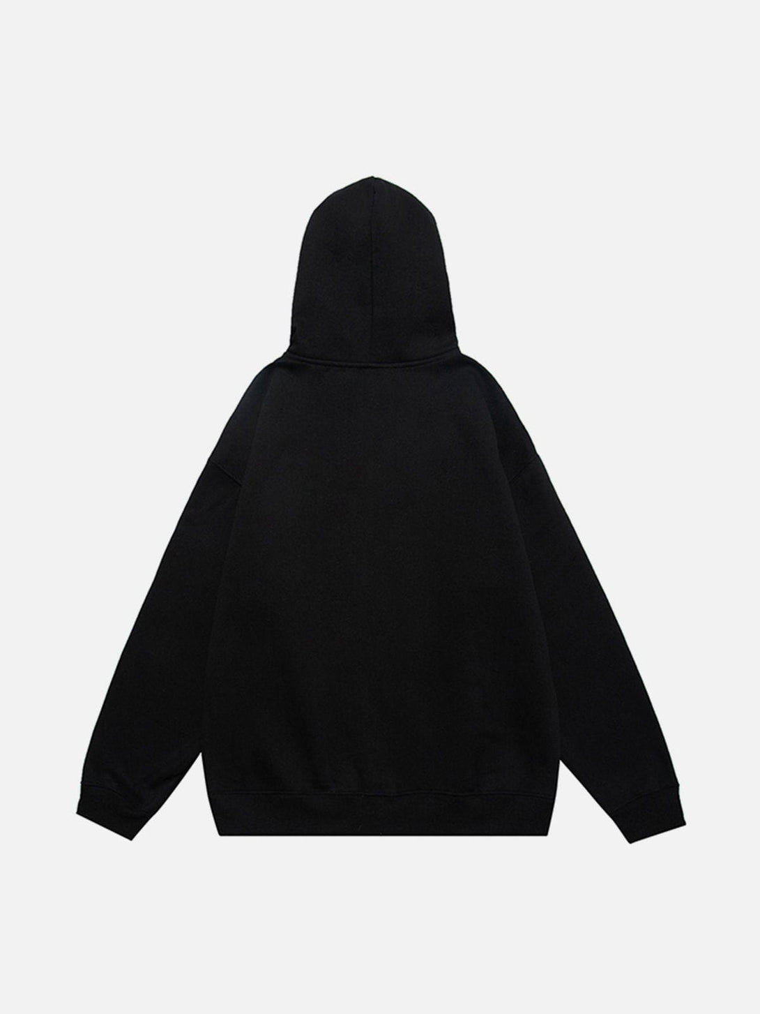 Lacezy - Simple Letter Print Hoodie- Streetwear Fashion - lacezy.com