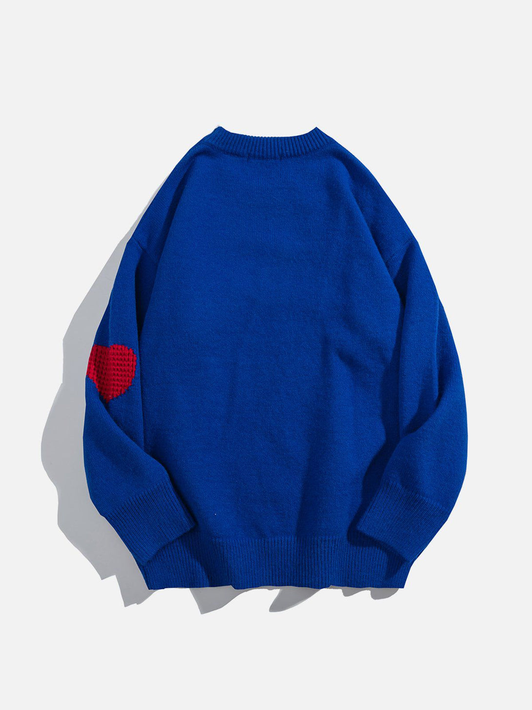 Lacezy - "Simple Love" Patchwork Knit Sweater- Streetwear Fashion - lacezy.com