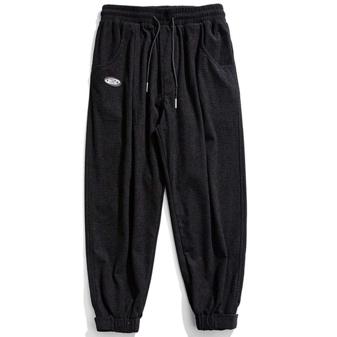 Lacezy - Simple Pure Color Corduroy Joggers- Streetwear Fashion - lacezy.com