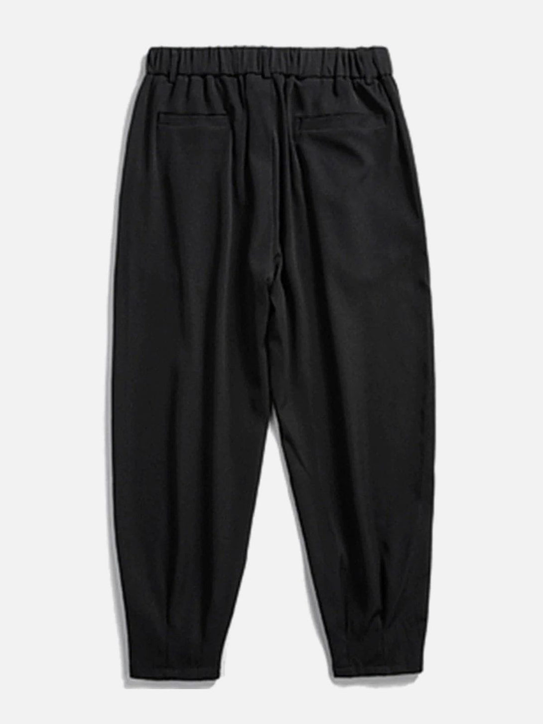 Lacezy - Simple Solid Color Drape Pants- Streetwear Fashion - lacezy.com