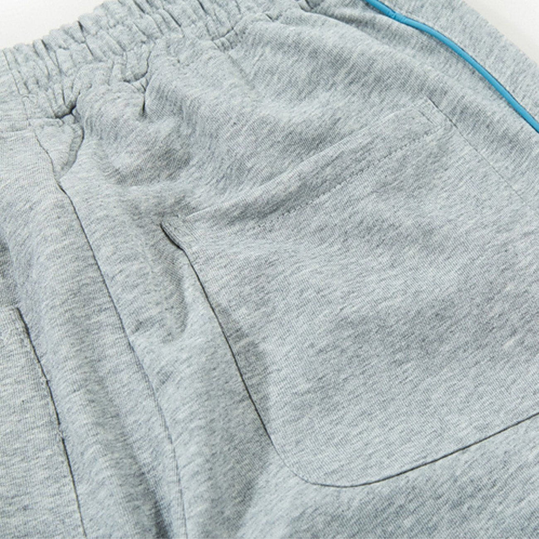 Lacezy - Simple Solid Color Sweatpants- Streetwear Fashion - lacezy.com