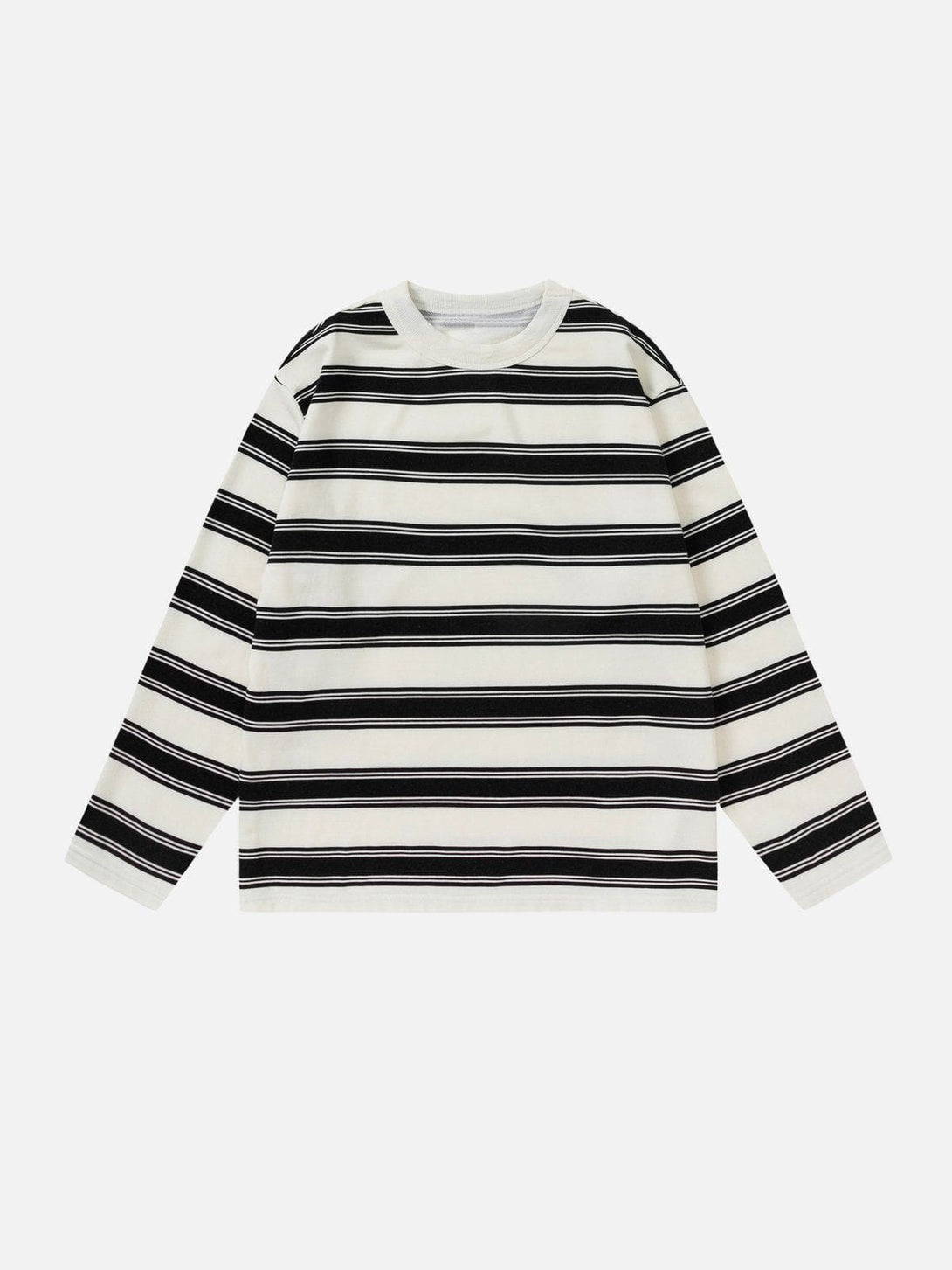 Lacezy - Simple Stripe Sweatshirt- Streetwear Fashion - lacezy.com