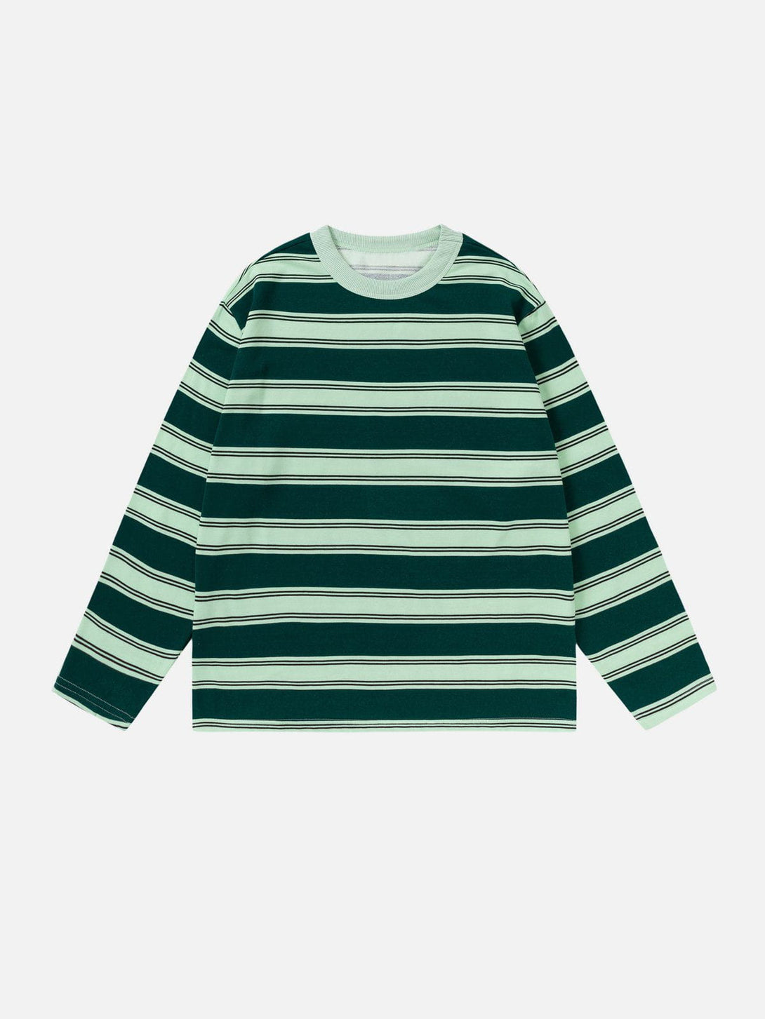 Lacezy - Simple Stripe Sweatshirt- Streetwear Fashion - lacezy.com