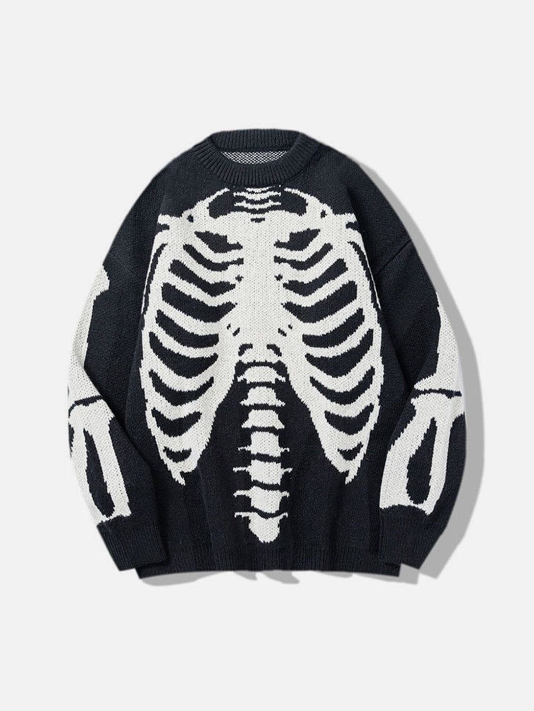 Lacezy - Skeleton Knit Sweater- Streetwear Fashion - lacezy.com