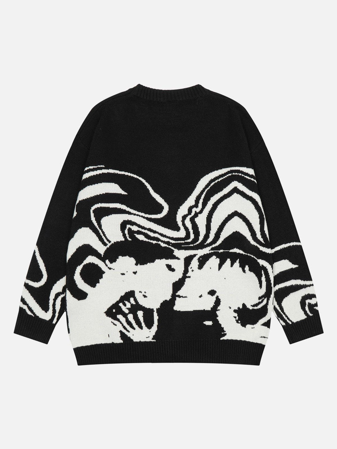 Lacezy - Skeleton Portrait Sweater- Streetwear Fashion - lacezy.com