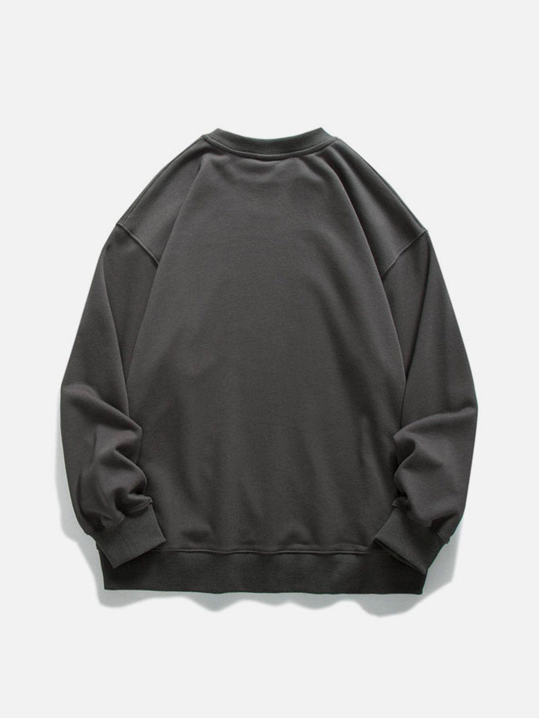 Lacezy - Smoky Spades Graphic Sweatshirt- Streetwear Fashion - lacezy.com