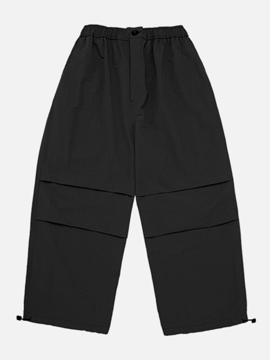 Lacezy - Solid Basic Style Drawstring Pants- Streetwear Fashion - lacezy.com