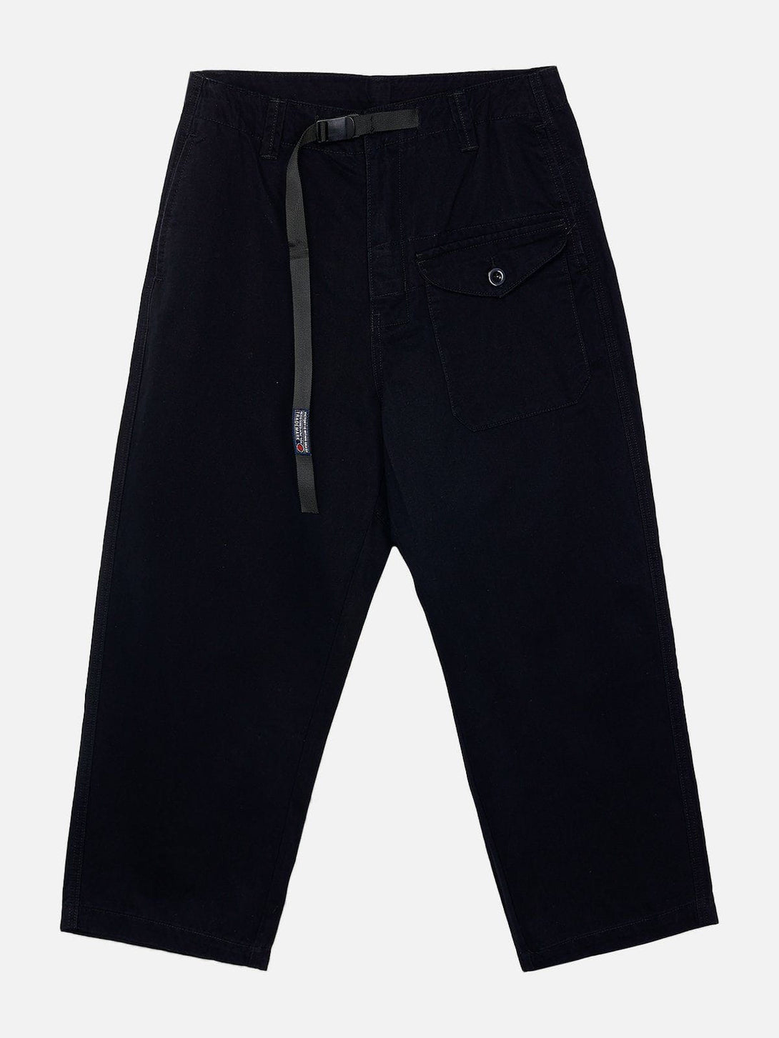 Lacezy - Solid Belt Pants- Streetwear Fashion - lacezy.com