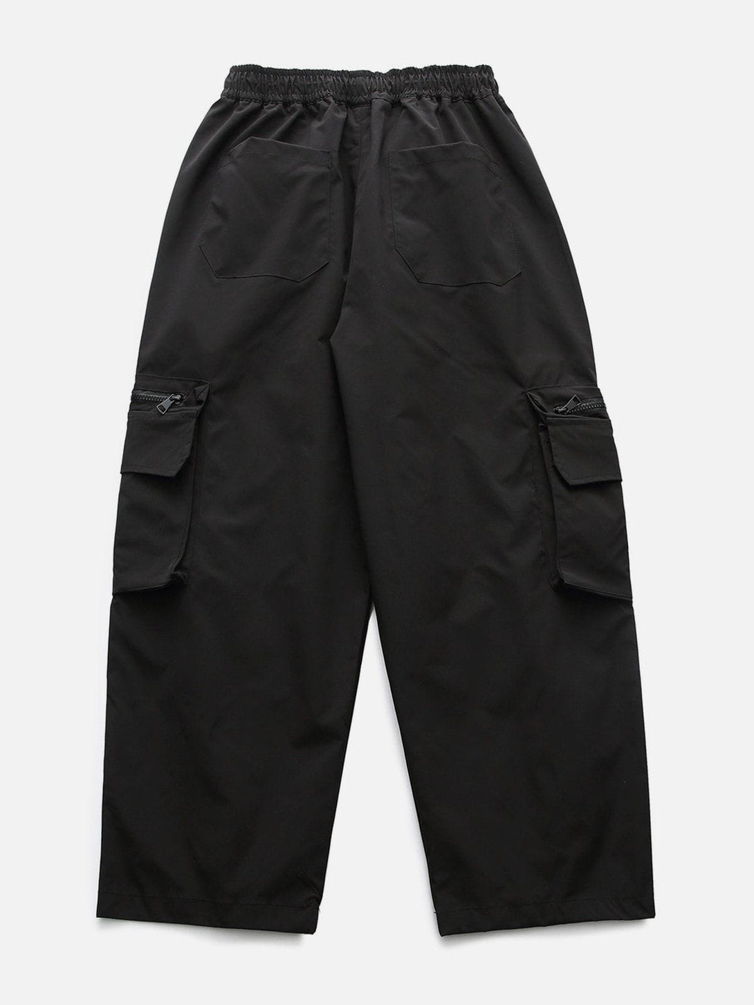 Lacezy - Solid Big Pocket Cargo Pants- Streetwear Fashion - lacezy.com