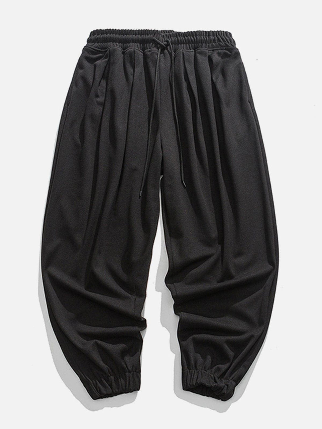 Lacezy - Solid Bunch Feet Pants- Streetwear Fashion - lacezy.com