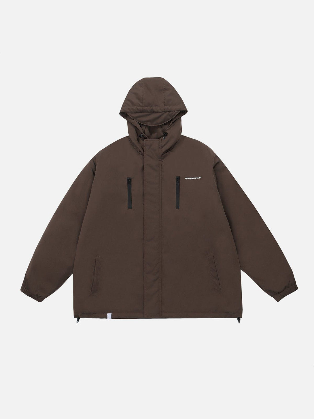 Lacezy - Solid Color Anorak- Streetwear Fashion - lacezy.com