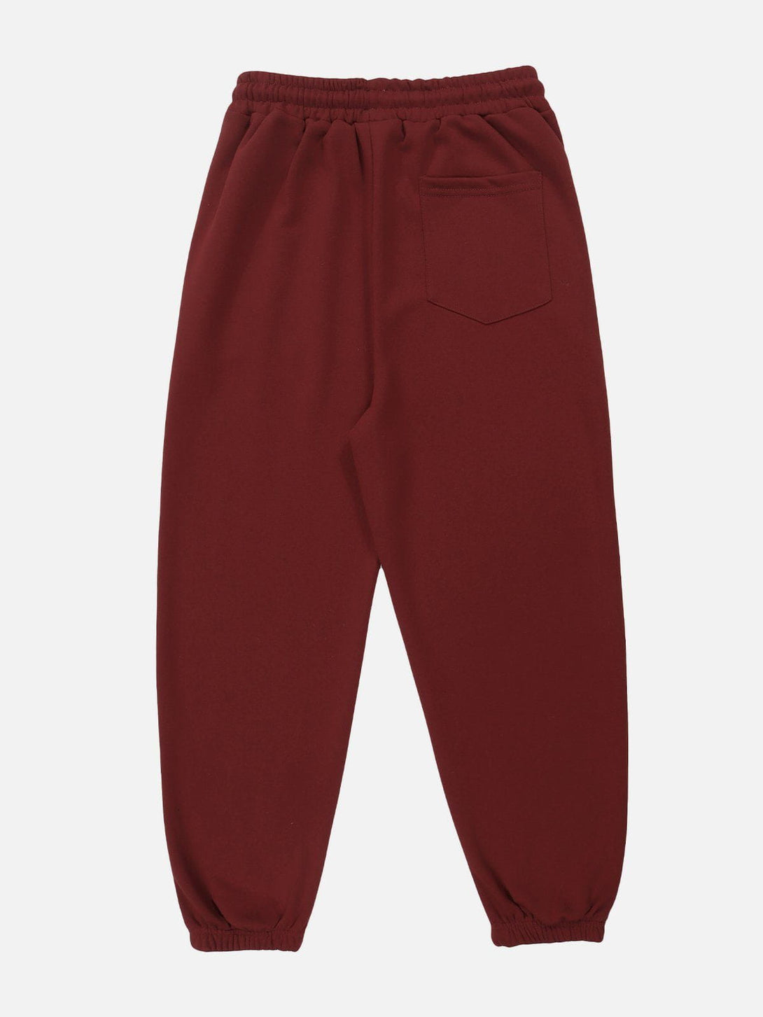 Lacezy - Solid Color Beach Print Sweatpants- Streetwear Fashion - lacezy.com