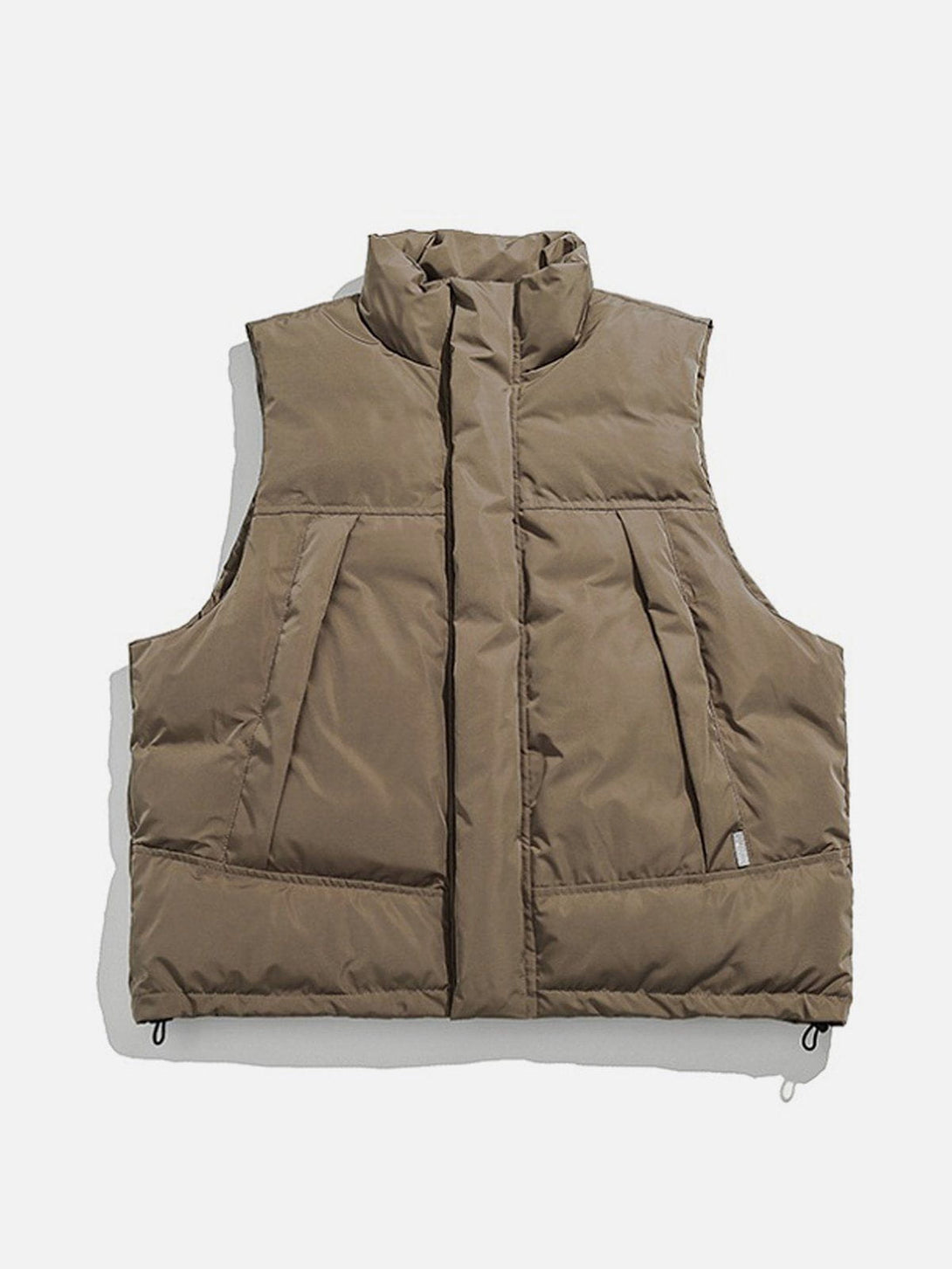 Lacezy - Solid Color Big Pocket Gilet- Streetwear Fashion - lacezy.com