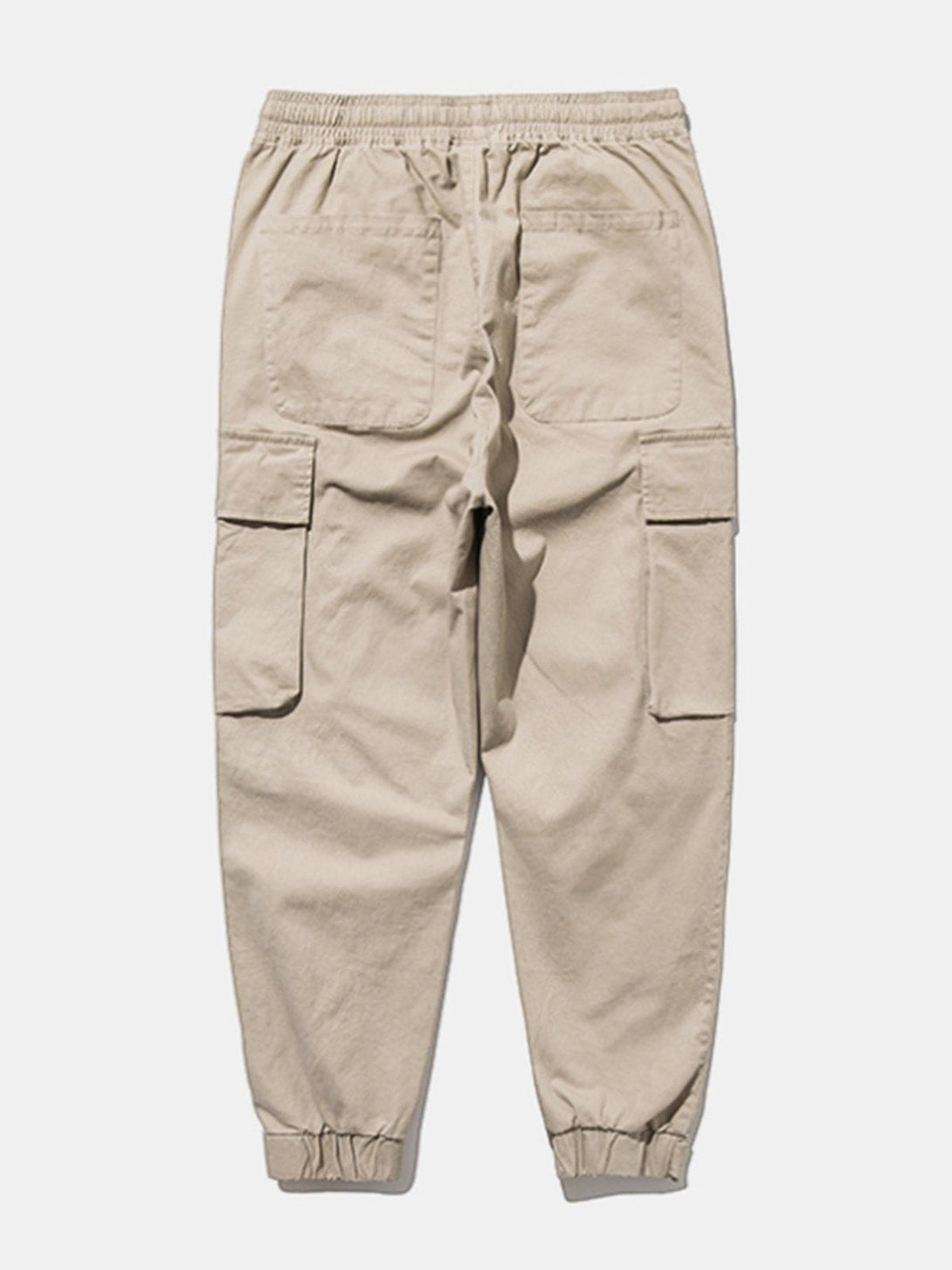 Lacezy - Solid Color Casual Cargo Pants- Streetwear Fashion - lacezy.com