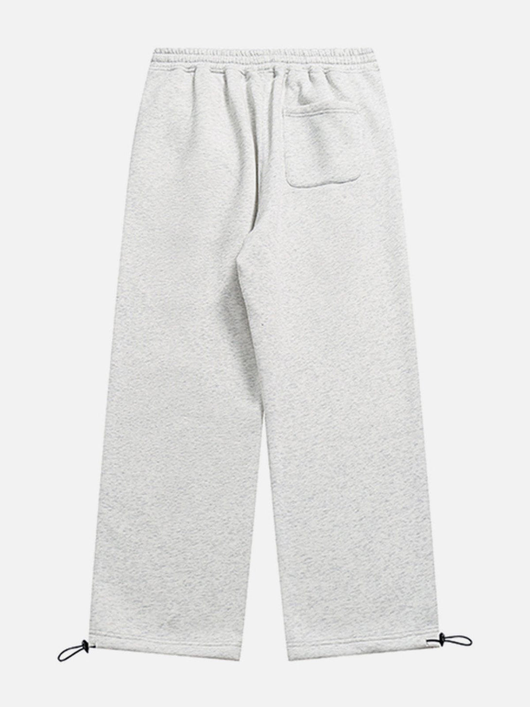 Lacezy - Solid Color Drawstring Pants- Streetwear Fashion - lacezy.com