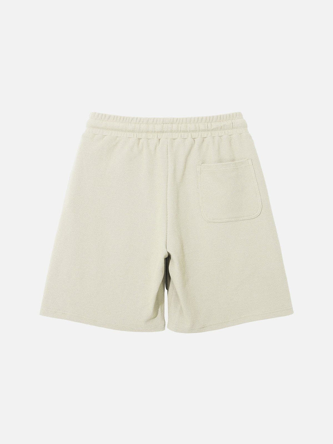 Lacezy - Solid Color Drawstring Shorts- Streetwear Fashion - lacezy.com