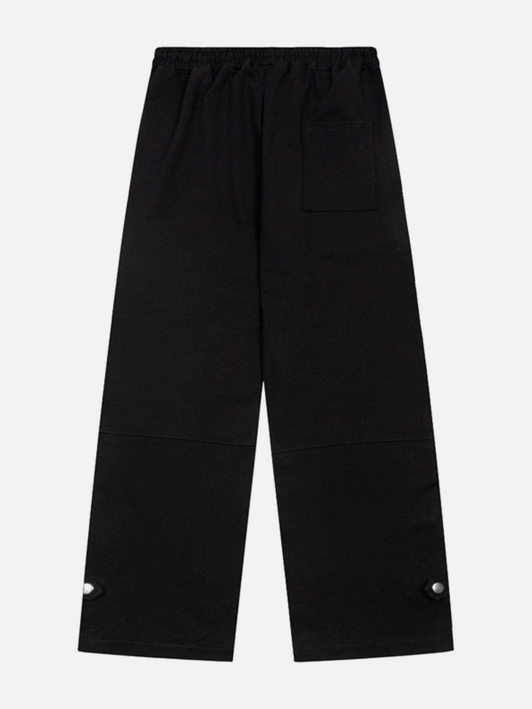 Lacezy - Solid Color Drawstring Sweatpants- Streetwear Fashion - lacezy.com