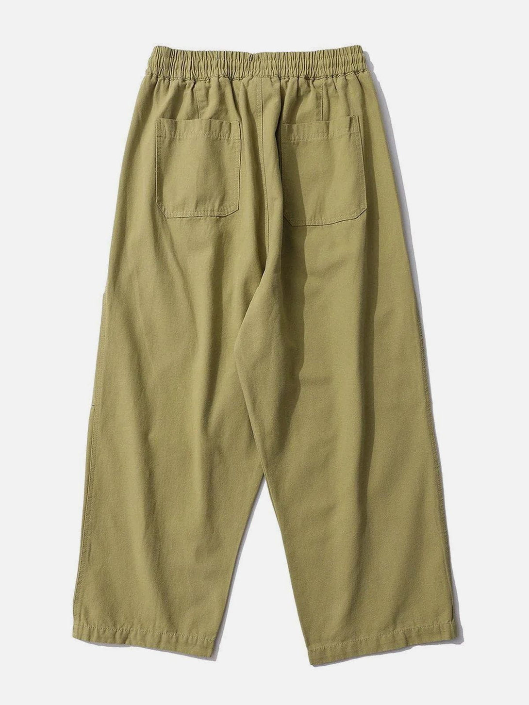 Lacezy - Solid Color Loose Casual Pants- Streetwear Fashion - lacezy.com