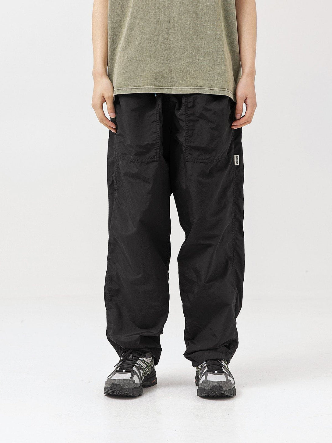 Lacezy - Solid Color Multiple Pockets Cargo Pants- Streetwear Fashion - lacezy.com