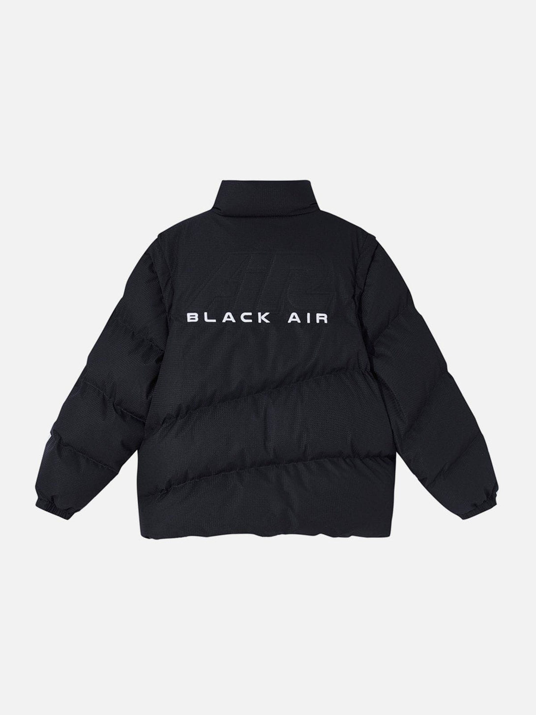 Lacezy - Solid Color Patchwork Winter Coat- Streetwear Fashion - lacezy.com