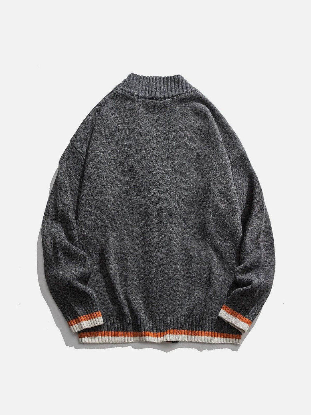 Lacezy - Solid Color Pocket Cardigan- Streetwear Fashion - lacezy.com