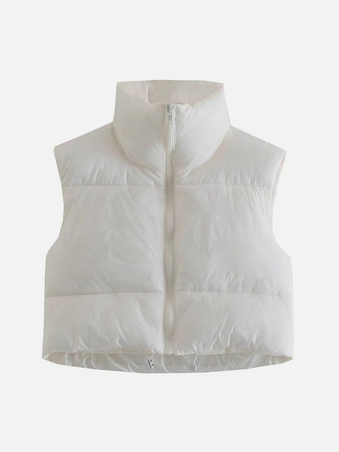 Lacezy - Solid Color Short Gilet- Streetwear Fashion - lacezy.com