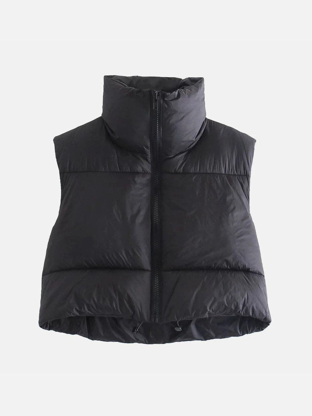 Lacezy - Solid Color Short Gilet- Streetwear Fashion - lacezy.com