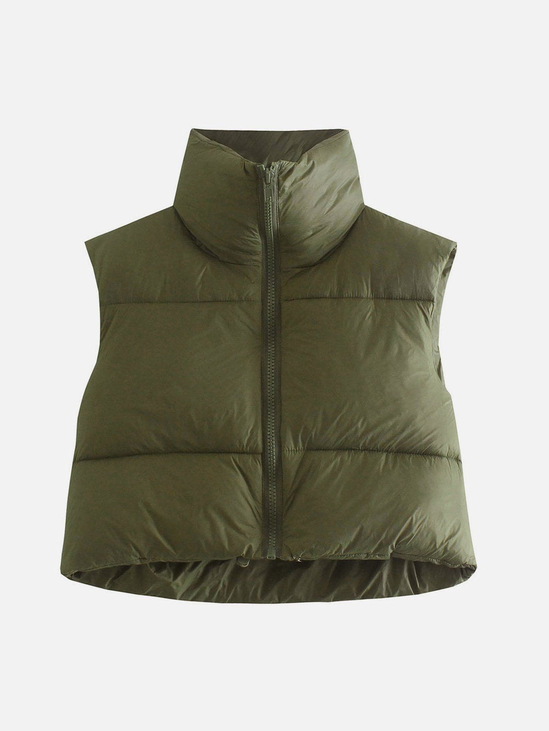 Lacezy - Solid Color Short Gilet- Streetwear Fashion - lacezy.com