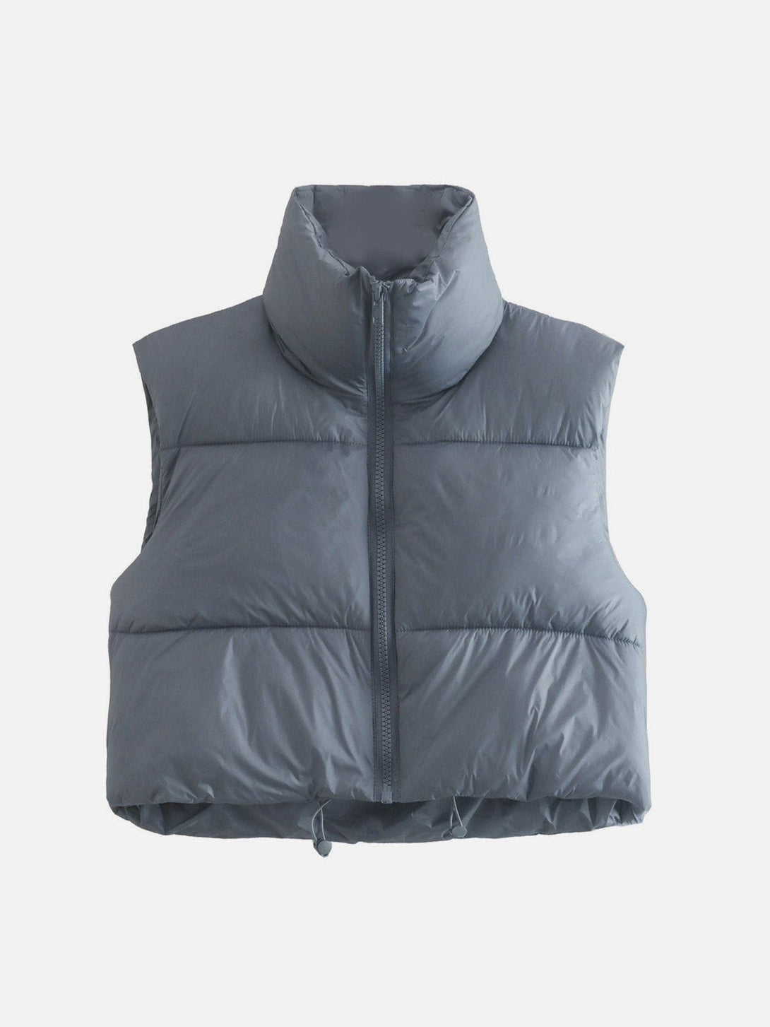 Lacezy - Solid Color Short Gilet- Streetwear Fashion - lacezy.com