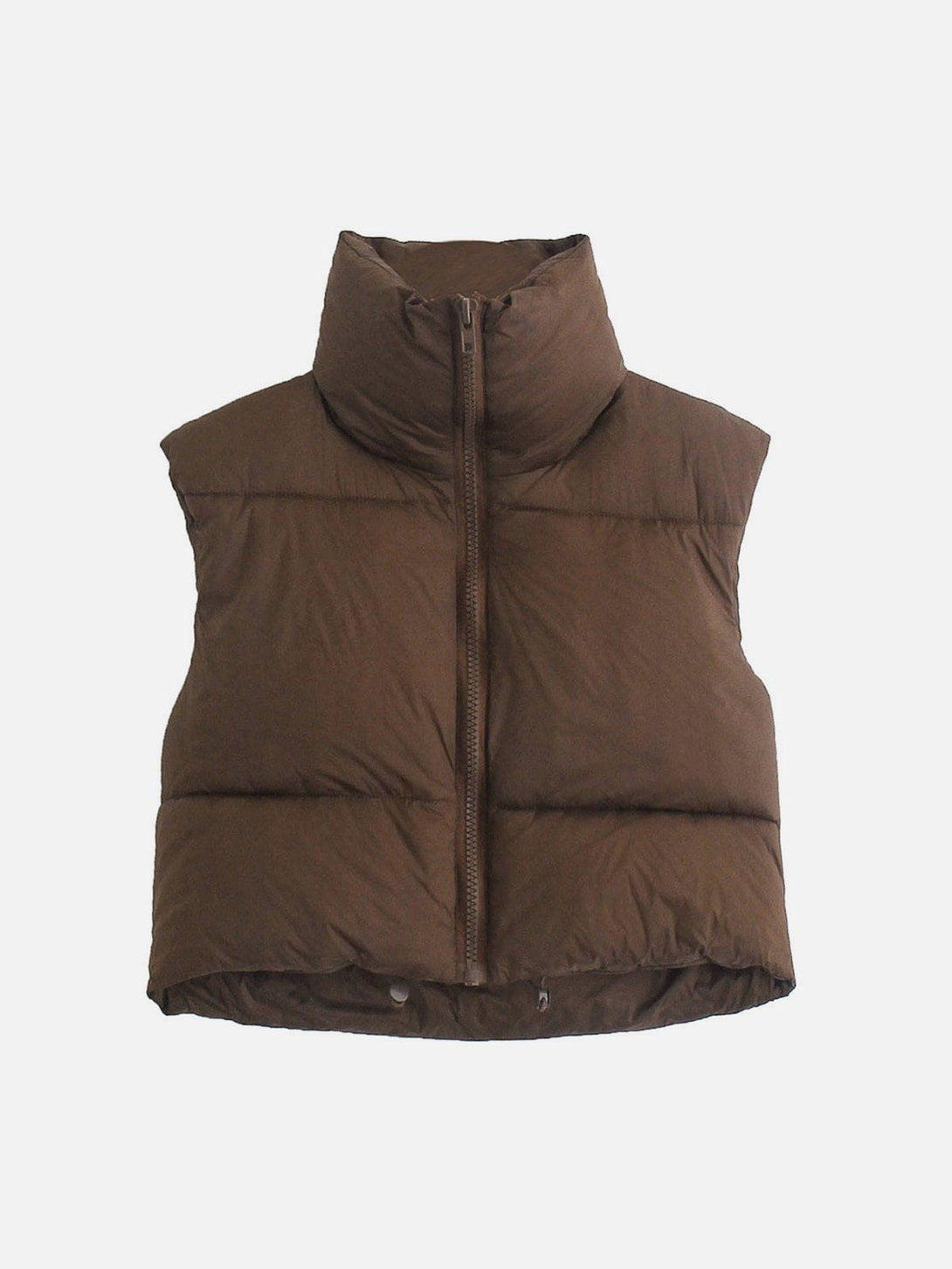 Lacezy - Solid Color Short Gilet- Streetwear Fashion - lacezy.com