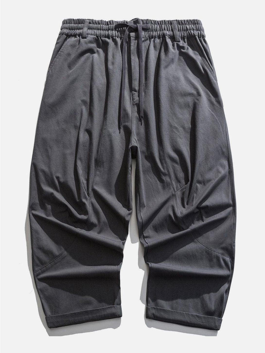 Lacezy - Solid Color Stitching Pants- Streetwear Fashion - lacezy.com