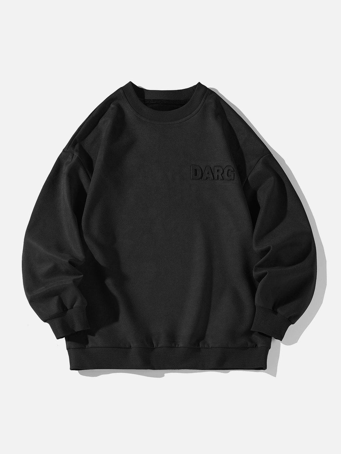 Lacezy - Solid Color Suede Sweatshirt- Streetwear Fashion - lacezy.com