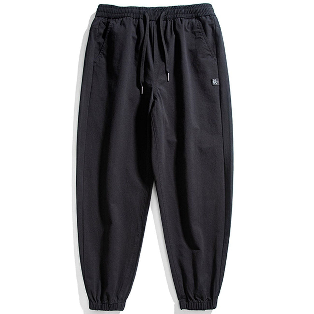 Lacezy - Solid Color Sweatpants- Streetwear Fashion - lacezy.com