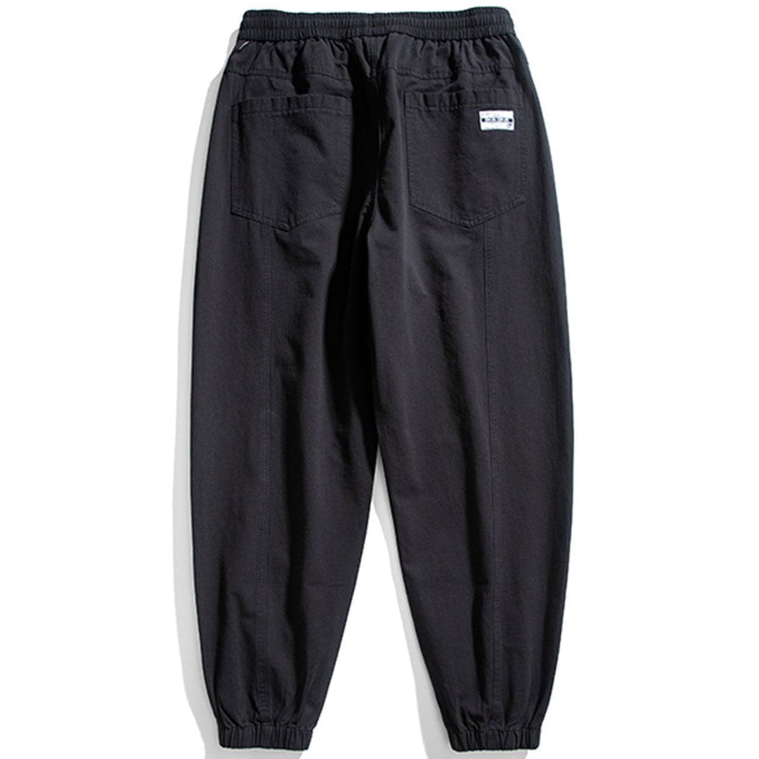 Lacezy - Solid Color Sweatpants- Streetwear Fashion - lacezy.com