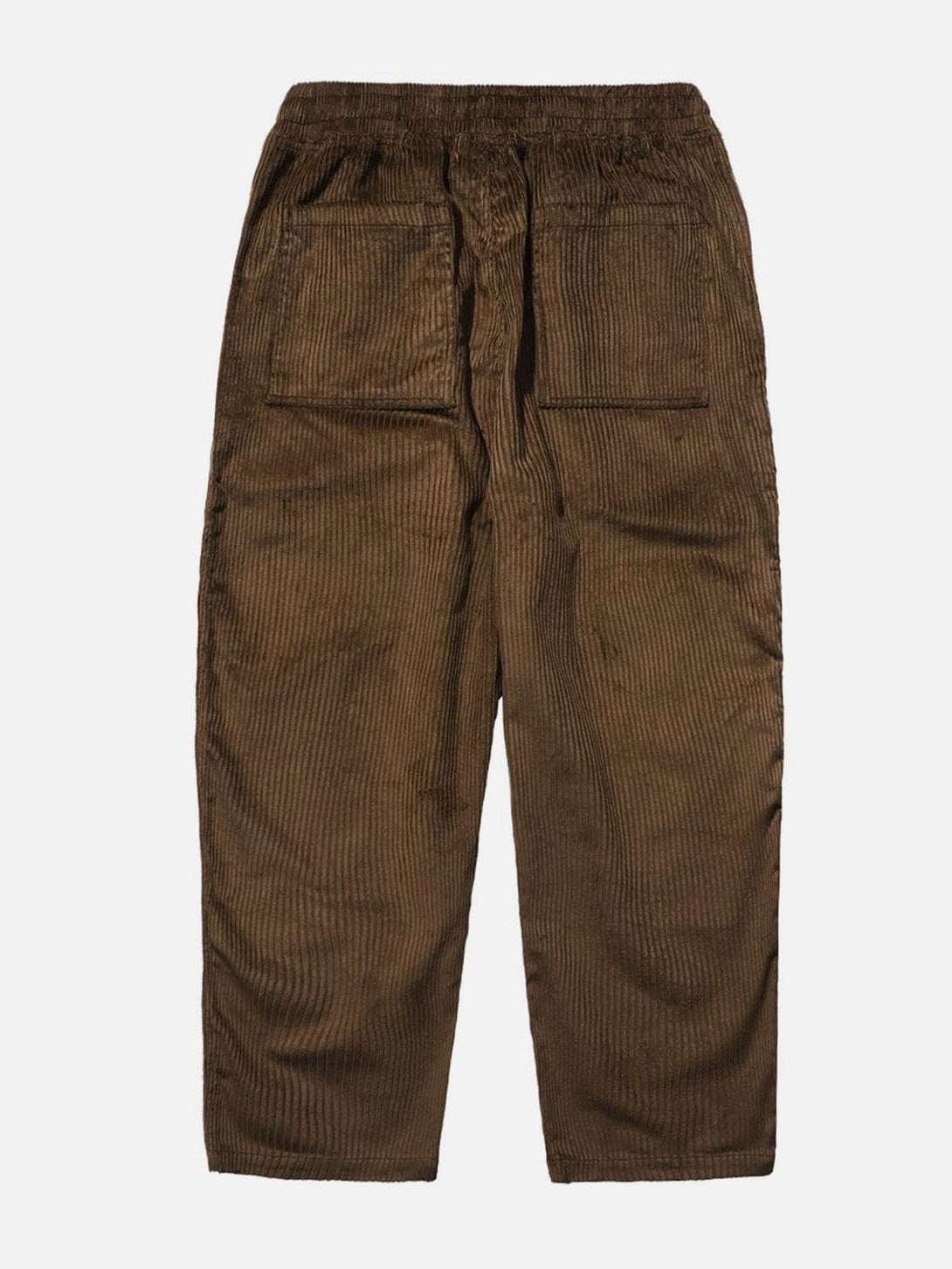 Lacezy - Solid Corduroy Pants- Streetwear Fashion - lacezy.com