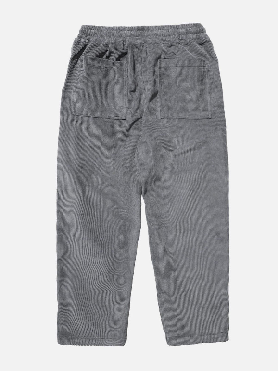 Lacezy - Solid Corduroy Pants- Streetwear Fashion - lacezy.com